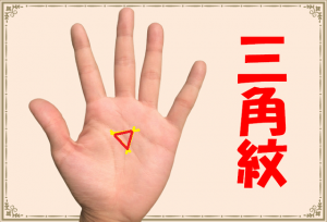 【手相】三角紋(トライアングル)の意味とは？