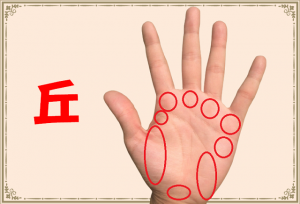 【手相】9つの丘の名前・意味とは?